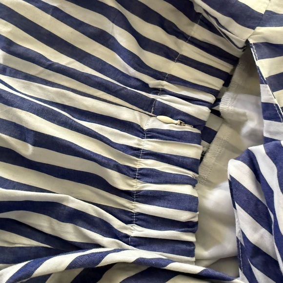 J. Crew Navy and White Striped Jumpsuit women plus size 20 - Picture 9 of 13